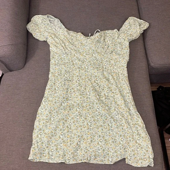 Mint green flower dress - Picture 1 of 1